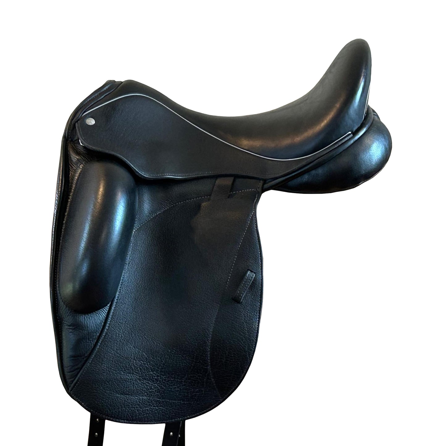 ZAYZAA {V1-14} Dressage Treeless Saddle with Velcro Pannel and Knee Blocks