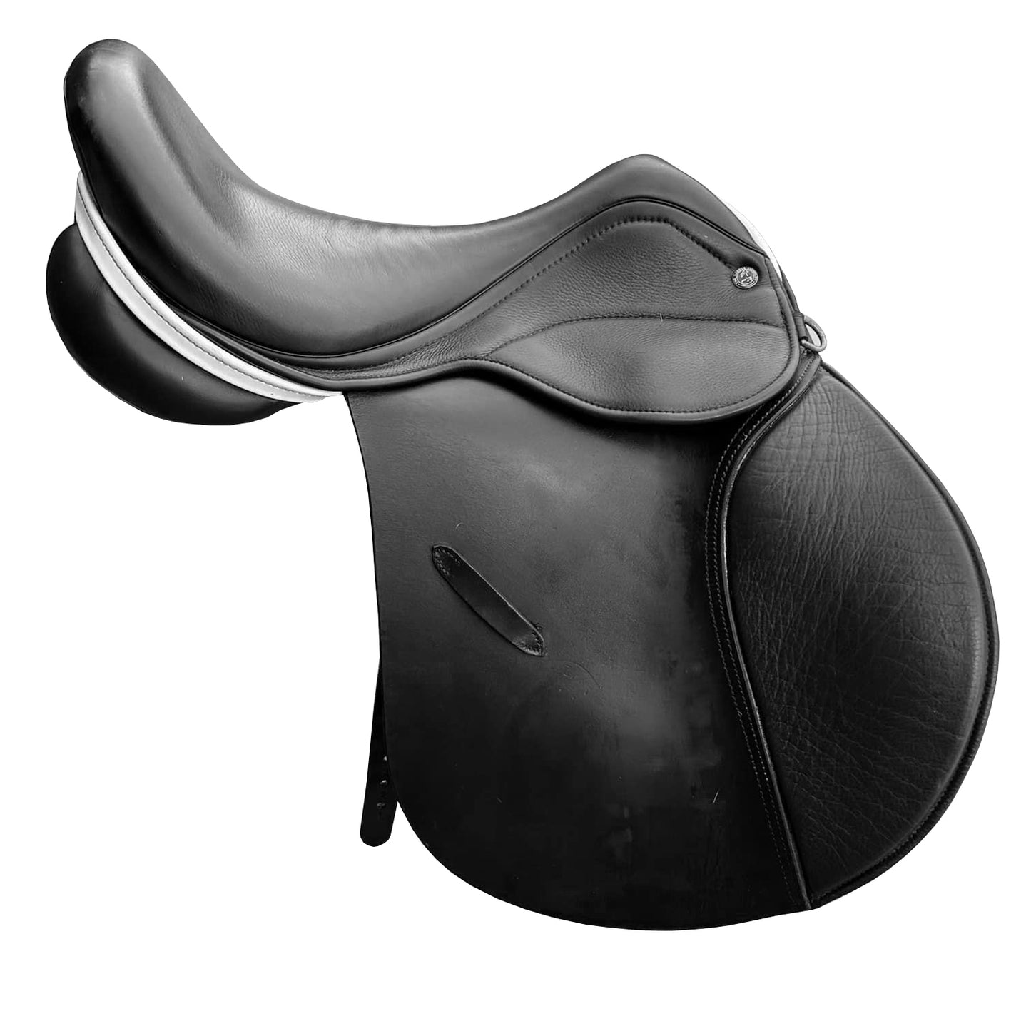 ZAYZAA {R1-11} Dressage Treeless Saddle with Velcro Pannel and Knee Blocks