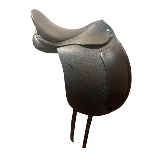 Zayzaa {C1-12} Dressage Treeless Saddle with Velcro Pannel and Knee Blocks