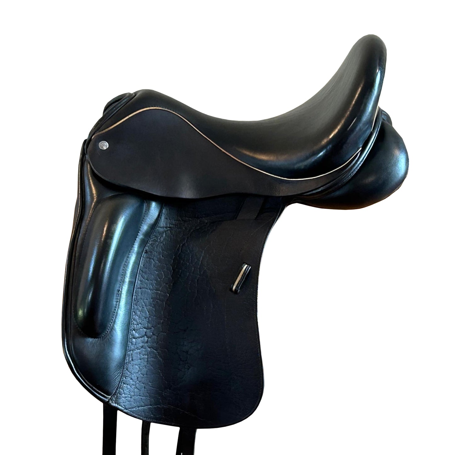 ZAYZAA {F1-41} Dressage Treeless Saddle with Velcro Pannel and Knee Blocks