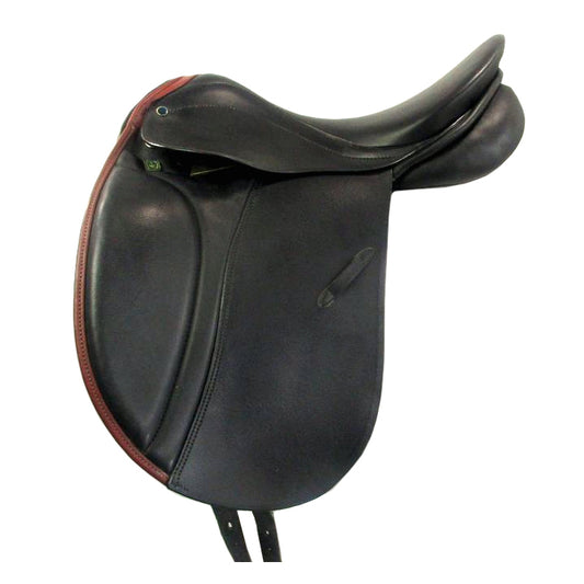 ZAYZAA {k1-12} Dressage Treeless Saddle with Velcro Pannel and Knee Blocks