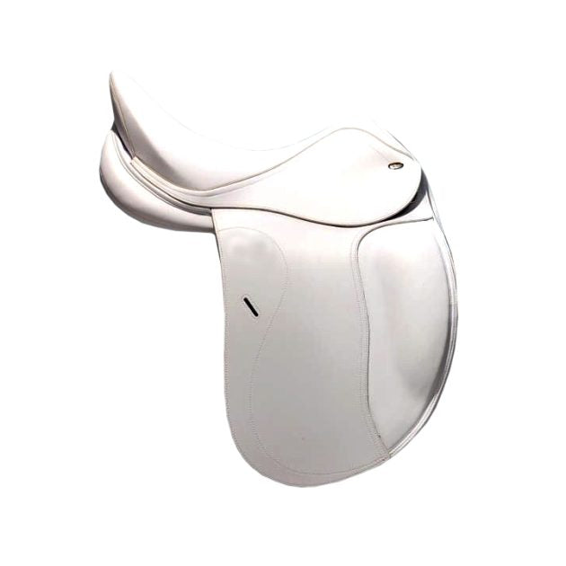 ZAYZAA {s1-13} Dressage Treeless Saddle with Velcro Pannel and Knee Blocks