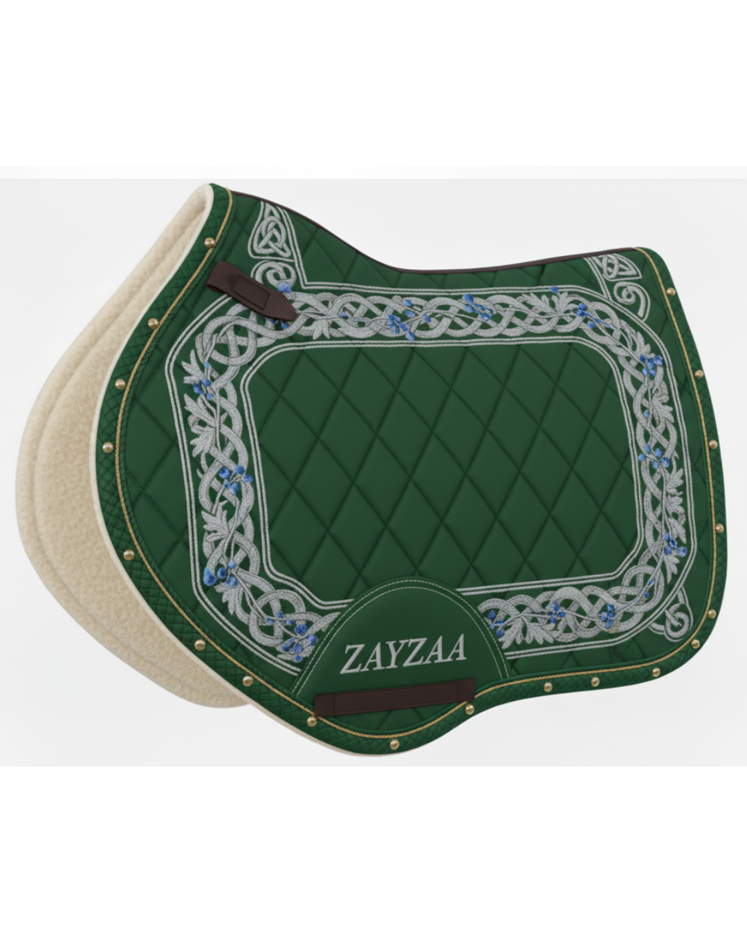 ZAYZAA (Lu92-11) Luxury Close Contact Saddle Pad