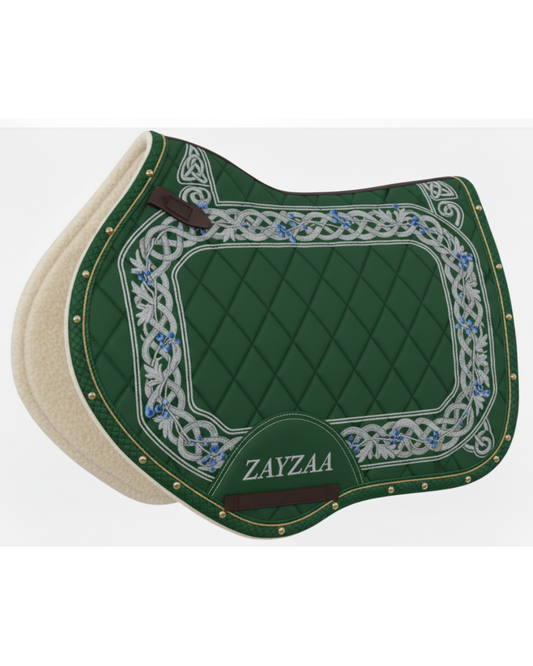 ZAYZAA (Lu92-11) Luxury Close Contact Saddle Pad