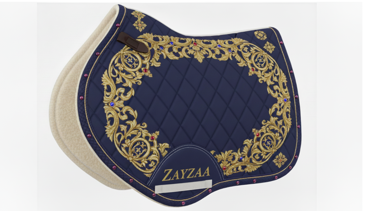 ZAYZAA (Lu43r-21) Luxury Close Contact Saddle Pad