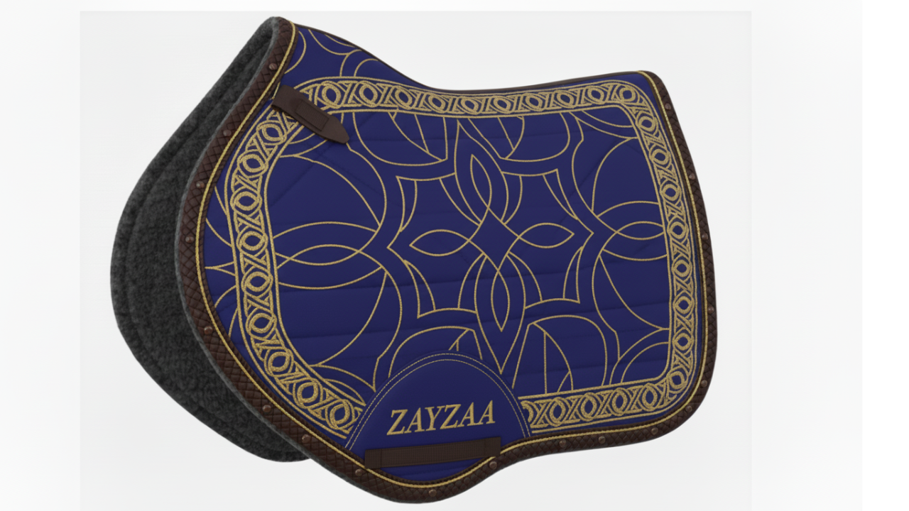 ZAYZAA (LU223-13) Luxury Close Contact Saddle Pad