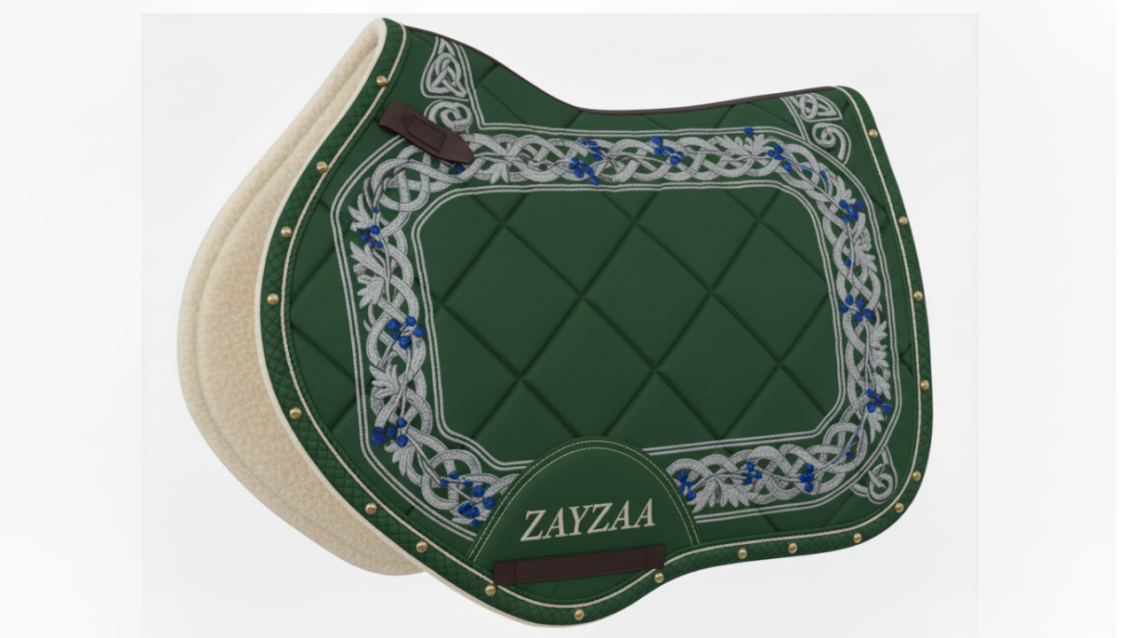ZAYZAA (Lu91-21) Luxury Close Contact Saddle Pad