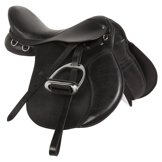 ZAYZAA Black English Saddle